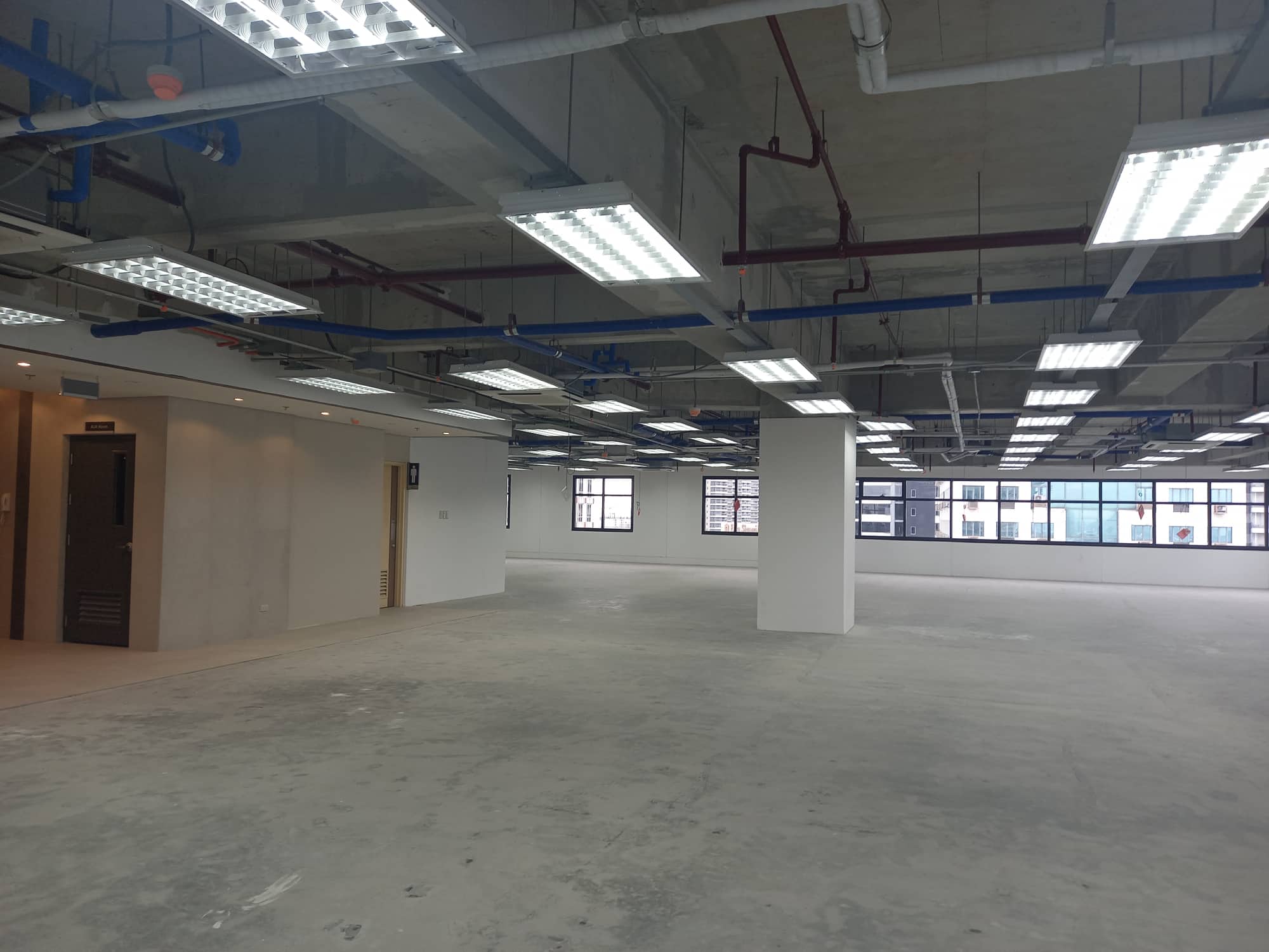 Bare Shell Private Office Space Lease Ortigas Pasig 2082 sqm
