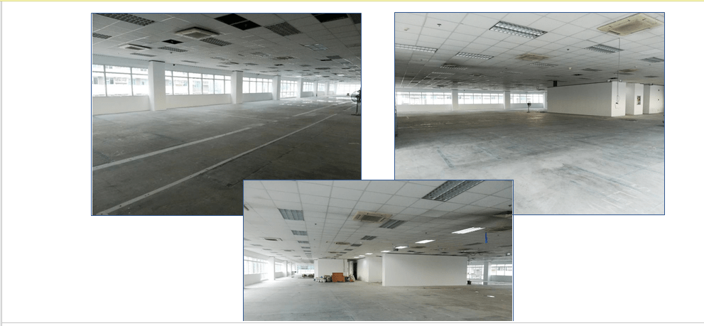 Warm Shell Office Space Rent Lease Mandaluyong City 1995 sqm