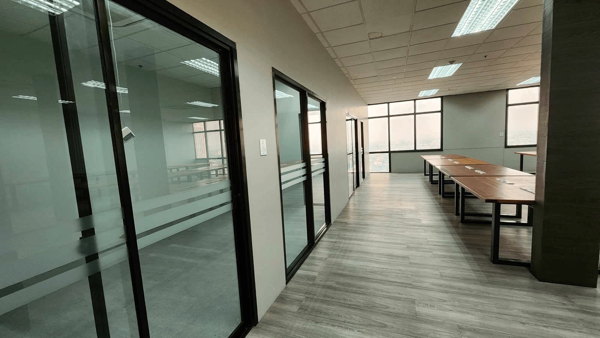 Office Space Rent Lease Quezon City Manila Fitted 200 sqm