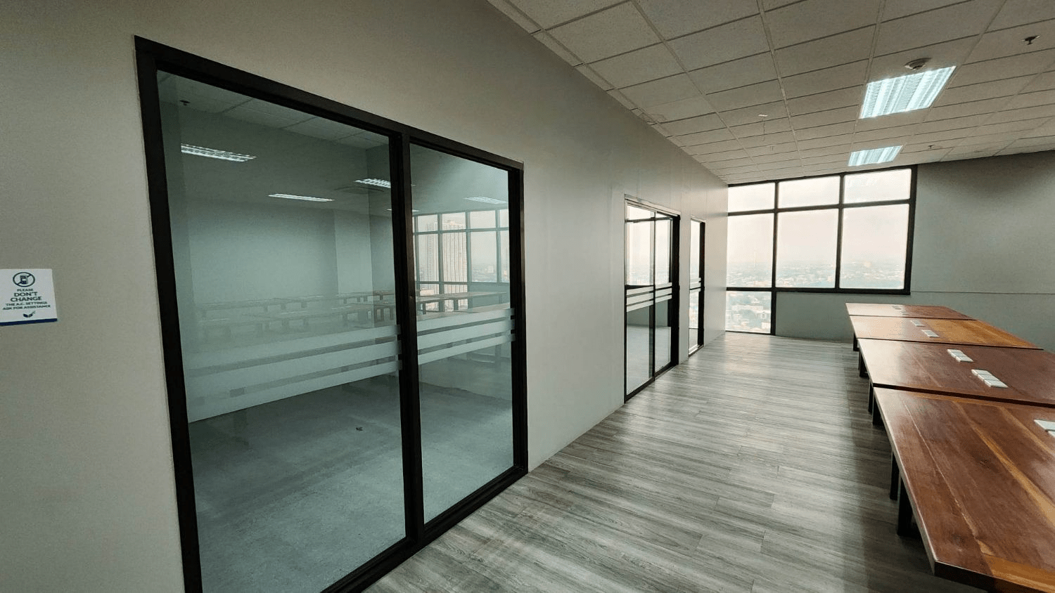 Office Space Rent Lease Quezon City Manila Fitted 200 sqm